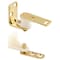 Prime-Line Hinge Set, Caf Door Style, Brass Single Pack U 9133 - alternate 1